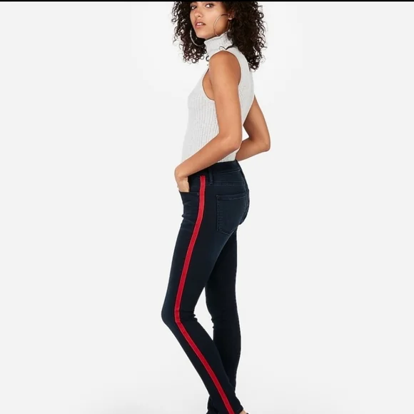 Express Dark Wash Skinny Jeans,  Size 2R, Jeans - Picture 3 of 14